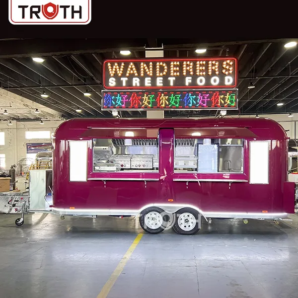 Truth SMA-5500 mobil kaffetrailer med succes leveret til brugerdefineret klientbrug