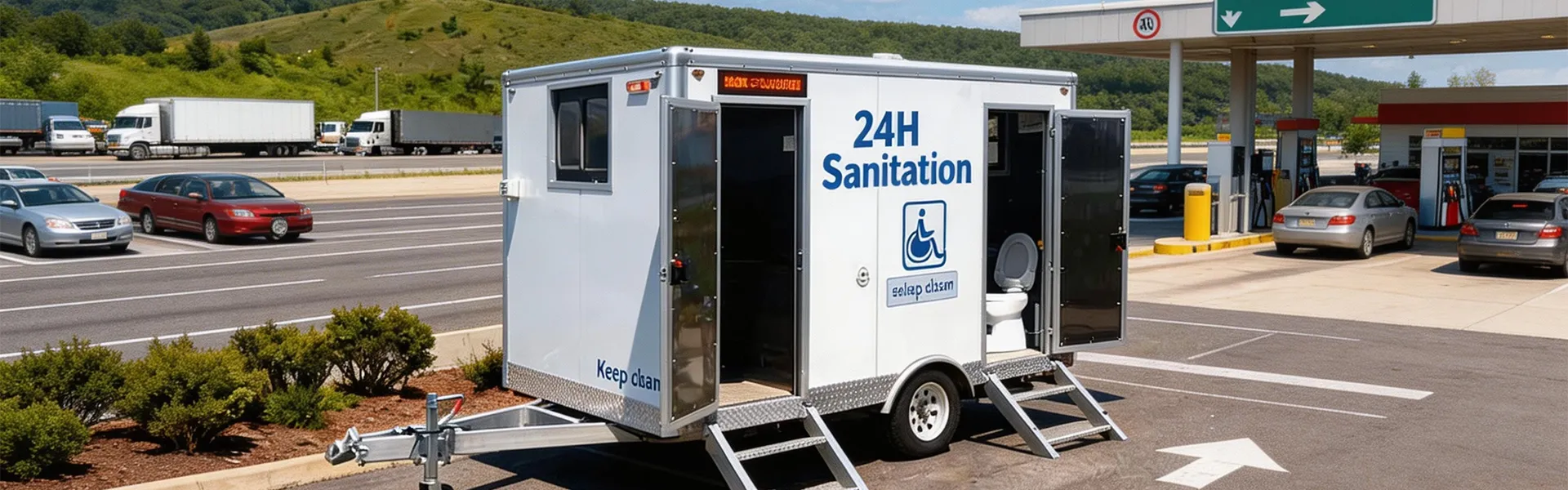 Toilet trailer