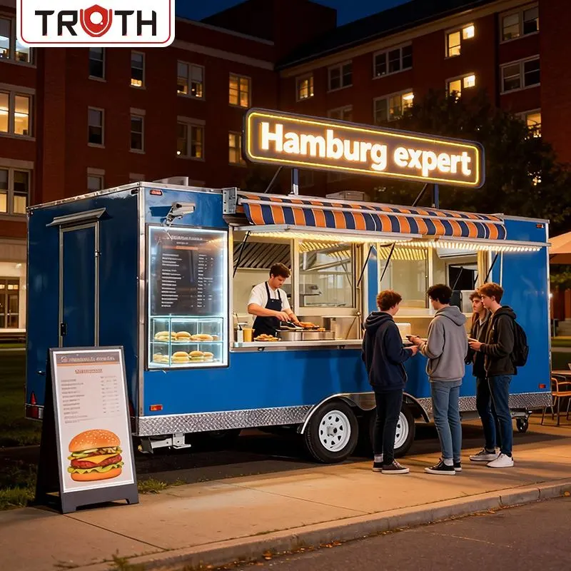 Fastfood lastbil til Hamborg