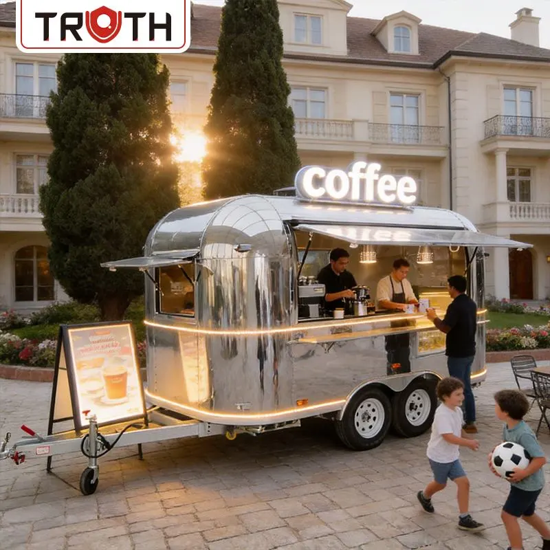 Food Truck Coffee Trailer Food Van Cart