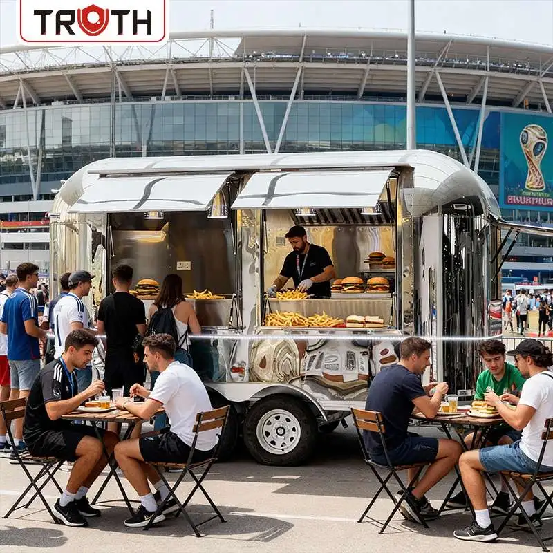 Fuldt catering udstyret hotdog mad trailer