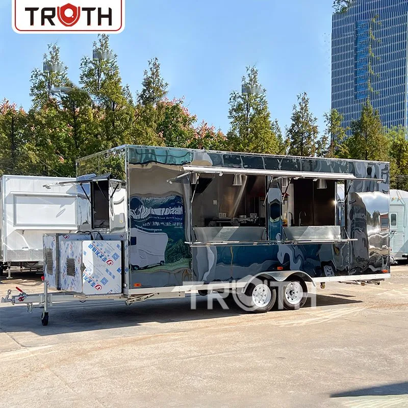 Mobile Fully Equipped Ice Cream Food Trailer