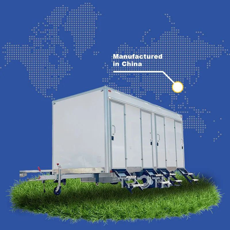 Outdoor Luxury Mobile Toilet Trailer