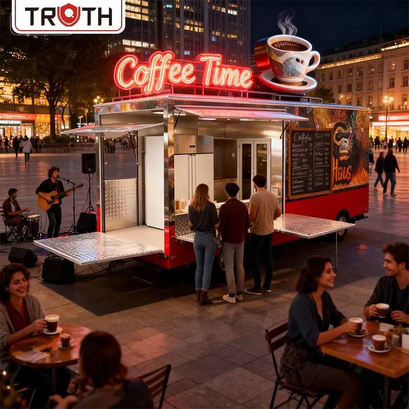 Mobil Container Food Truck til kaffe