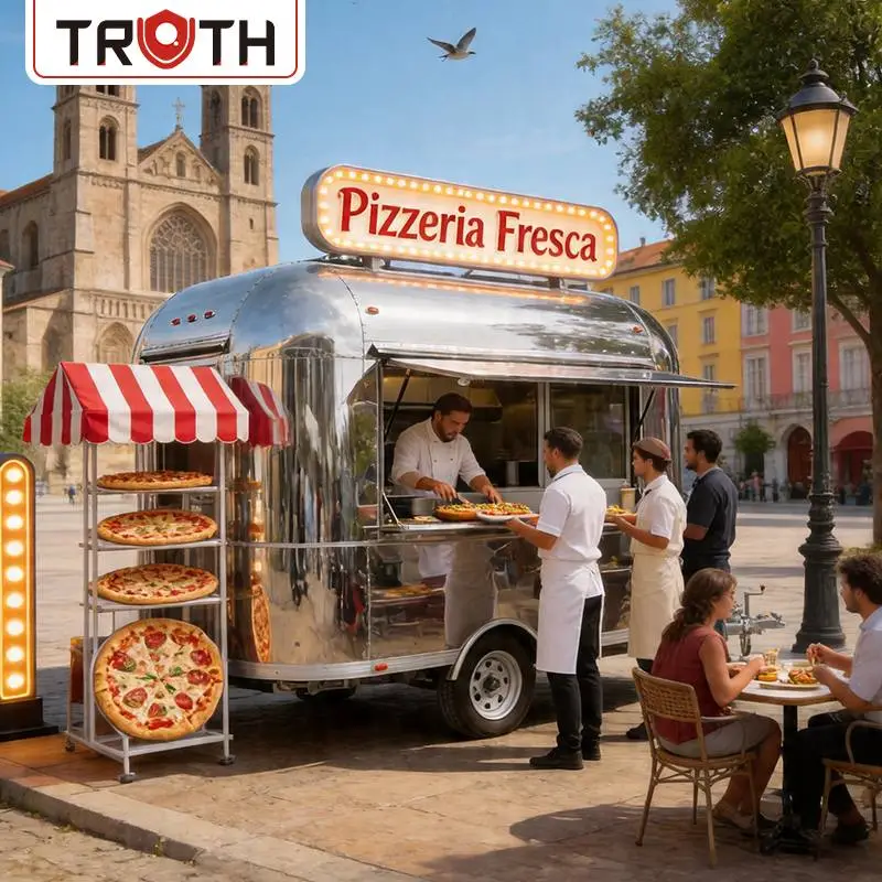 Mobil Køkken Pizza Concession Food Trailer