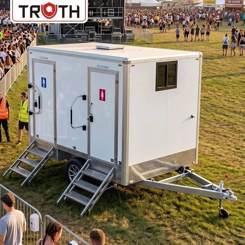 Mobilt toilet toilet med tank til arrangementer