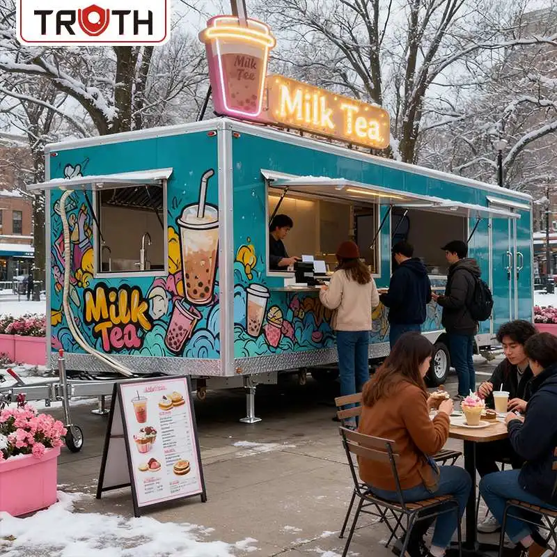 USA Standard Food Trailer med Badeværelse